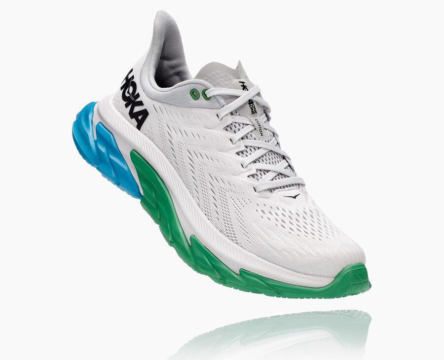 Hoka One One Tenisky Damske Biele - Clifton Edge - 06832-KZQJ